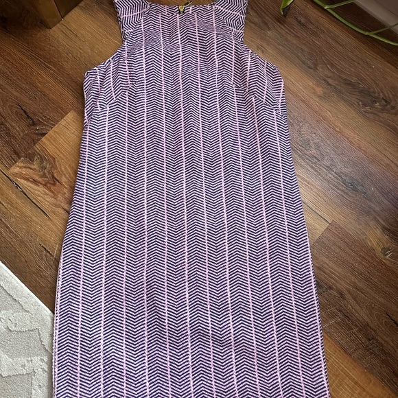 Southern Tide Purple and White Striped Mini Dress - Picture 3 of 7